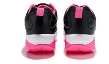 Carica l'immagine nel visualizzatore di Gallery, Scarpe Basculanti Nero Fuxia Modello Rio in Eco Pelle e Tessuto Con Lacci