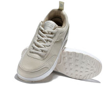 Carica l'immagine nel visualizzatore di Gallery, Scarpe Basculanti Beige Modello Rio in Eco Pelle e Tessuto Con Lacci