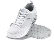 Carica l'immagine nel visualizzatore di Gallery, Scarpe Basculanti Bianco Modello Rio in Eco Pelle e Tessuto Con Lacci