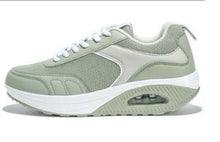 Carica l'immagine nel visualizzatore di Gallery, Scarpe Basculanti Verde Modello Rio in Eco Pelle e Tessuto Con Lacci