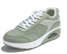 Carica l'immagine nel visualizzatore di Gallery, Scarpe Basculanti Verde Modello Rio in Eco Pelle e Tessuto Con Lacci