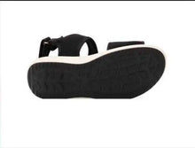 Carica l'immagine nel visualizzatore di Gallery, Sandali Basculanti Scarpe Modello Maiori nero In Tessuto