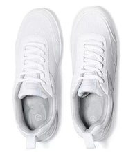 Carica l&#39;immagine nel visualizzatore di Gallery, Scarpe Basculanti Bianco Modello Rio in Eco Pelle e Tessuto Con Lacci
