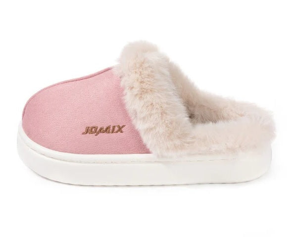 Ciabatte Modello Cortina Rosa In Camoscio Con Suola in memory