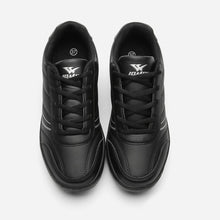 Carica l&#39;immagine nel visualizzatore di Gallery, Scarpe Basculanti Nero Modello Bali in Eco Pelle Con Lacci
