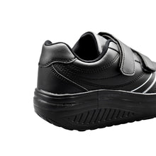 Carica l&#39;immagine nel visualizzatore di Gallery, Scarpe Basculanti Nero Modello Bali in Eco Pelle Con Strappi
