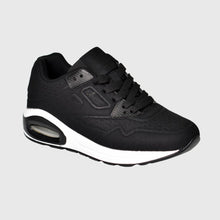 Carica l&#39;immagine nel visualizzatore di Gallery, Scarpe Da Ginnastica Modello New York Nero Bianco In Tessuto NON Traspirante
