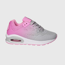 Carica l&#39;immagine nel visualizzatore di Gallery, Scarpe Da Ginnastica Modello New York Grigio Rosa In Tessuto NON Traspirante
