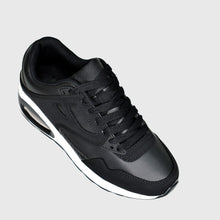 Carica l&#39;immagine nel visualizzatore di Gallery, Scarpe Da Ginnastica Modello New York Nero Bianco In Eco Pelle
