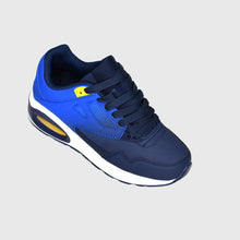 Carica l&#39;immagine nel visualizzatore di Gallery, Scarpe Da Ginnastica Modello New York Blu In Eco Pelle
